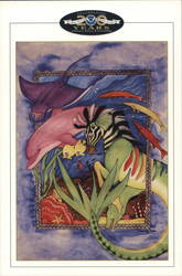 Exploring Your World & Healthy Place Artwork by Theresa Padilla Postcard