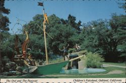 The Owl and The Pussycat, Children's Fairyland Postcard