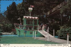 Noah's Ark Children's Fairyland Oakland CA Postcard