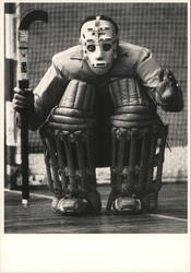 Intimidating Goal-keeper Postcard