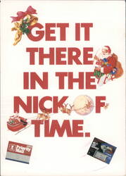 USPS Holiday Mail: Get It There in the Nick of Time Postcard