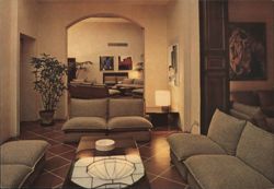 Hotel Astoria Interior Lounge, Florence Postcard