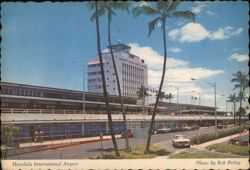Honolulu International Airport Postcard