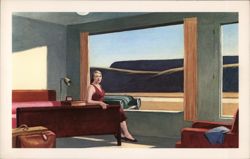 Western Motel by Edward Hopper, 1957 Postcard