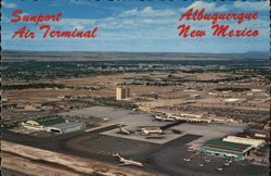 Sunport Air Terminal, Albuquerque, New Mexico Postcard