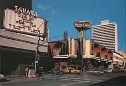 Reno NV Casinos & Hotels, Sahara Marquee & Mapes Postcard