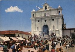 St. Thomas Church & Market, Chichicastenango Postcard
