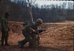 Fort Knox M-16 Rifle Fire & Maneuver Course Postcard