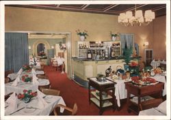 Kesseler's Mutter Engel Wine Restaurant Interior, Wiesbaden Postcard