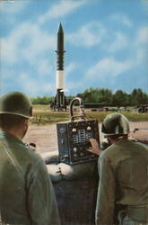 US Army Redstone Missile, Defenders of America Postcard