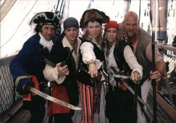 Pirates of the Pacific on HMS Surprise, San Diego, CA Postcard