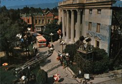 Universal Studios Back Lot Film Production Set Postcard