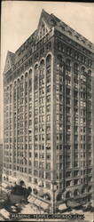 Masonic Temple Skyscraper Postcard
