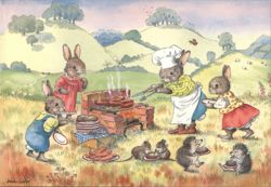 The Summer Barbecue Postcard