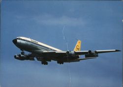 Condor Boeing 707-330B Intercontinental-Jet in Flight Postcard
