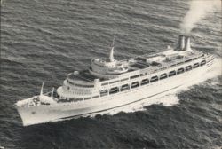 P&O Orient Lines SS Canberra Cruise Ship Postcard