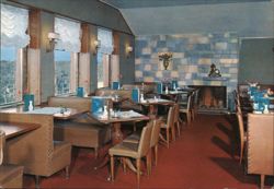 Hotel Eliseo Dining Room Interior, Rome Postcard