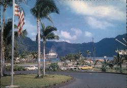 Pago Pago Harbour from Rainmaker Hotel Postcard