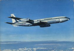 Air France Boeing 707 B Intercontinental Jet Airliner Postcard