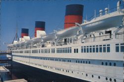 RMS Queen Mary, Long Beach, California Postcard