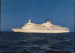 Royal Viking Star Cruise Ship at Sea Postcard