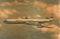 United Arab Airlines Comet 4c Jet, First Middle-East Jet Operator Postcard