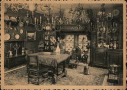 Flemish Copper Chandeliers Exhibition Hall, Antwerp Postcard