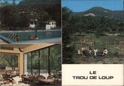 Le Trou de Loup Hotel Restaurant Caravaning Postcard