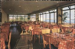 Hotel Aubi Dining Room, San Antonio de Calonge Postcard