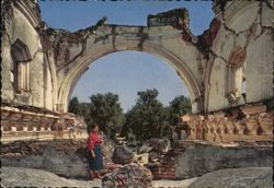 Ruins of Antigua Archway, Guatemala Postcard