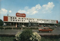 Autogrill Pavesi Bar Ristorante Tourist Market Postcard