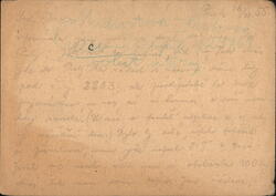 Handwritten Message, Apartment Exchange Postcard