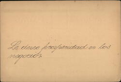 Prosperity in Business Message from Cuba Postcard