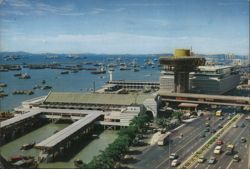 Clifford Pier & Change Alley Aerial Plaza, Singapore Postcard