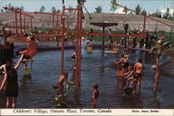 Children's Village Water Playground Postcard