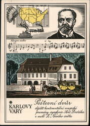 Antonín Dvořák, New World Symphony Premiere, Karlovy Vary Postcard