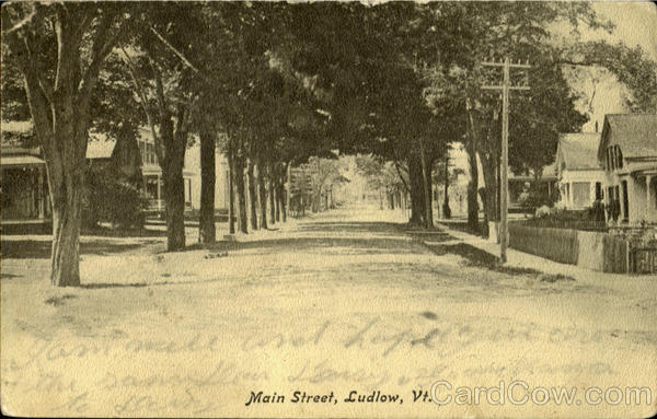 Main Street Ludlow Vermont