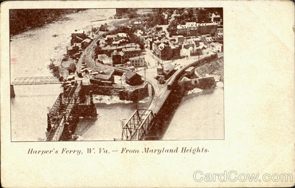 Harpers Ferry From Maryland Heights West Virginia