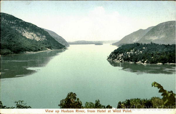 View Up Hudson River West Point New York