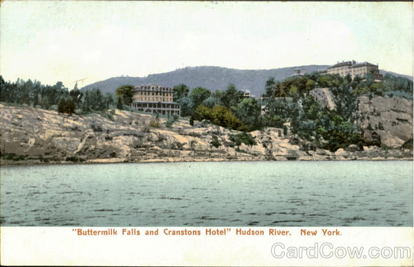 Buttermilk Falls And Cranstons Hotel New York