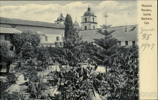 Mission Garden Santa Barbara California