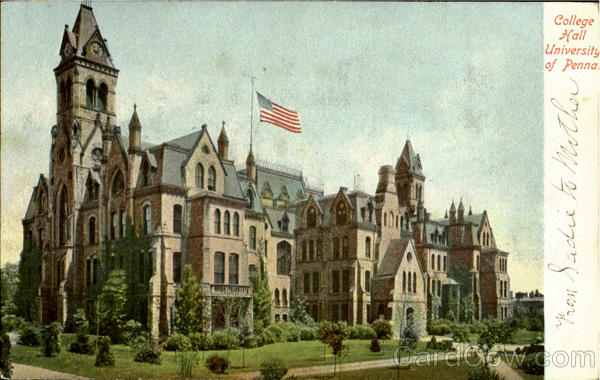 College Hall, University Of Pennsylvania Philadelphia