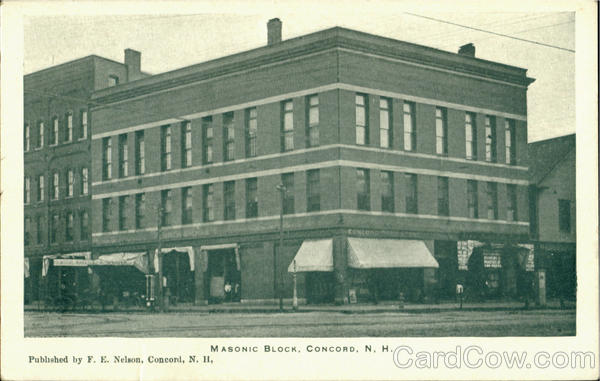 Masonic Block Concord New Hampshire