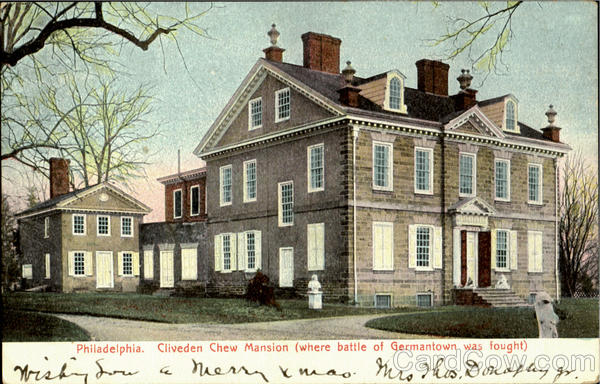 Cliveden Chew Mansion Philadelphia Pennsylvania