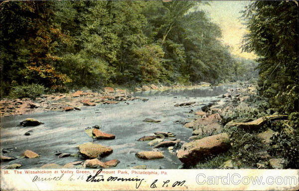 The Wissahickon At Valley Green, Farmount Park Philadelphia Pennsylvania