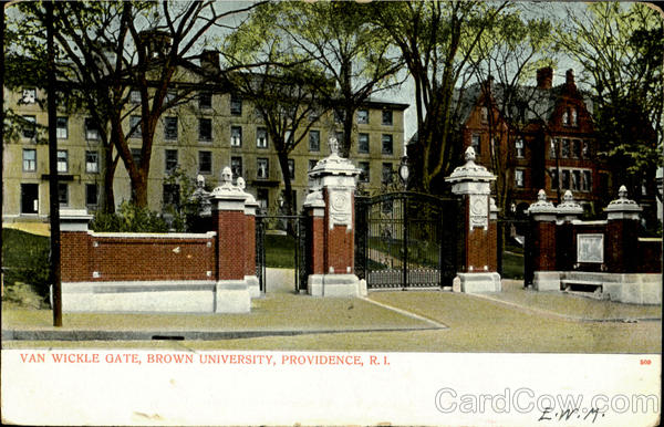 Van Wickle Gate, Brown University Providence Rhode Island