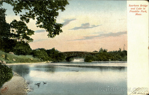 Scarboro Bridge And Lake Franklin Park Massachusetts