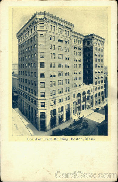 Board Of Trade Building Boston Massachusetts