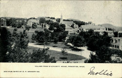 Village From Wachusett House Postcard