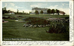 Atlantic House, Scarborough Beach Maine Postcard Postcard